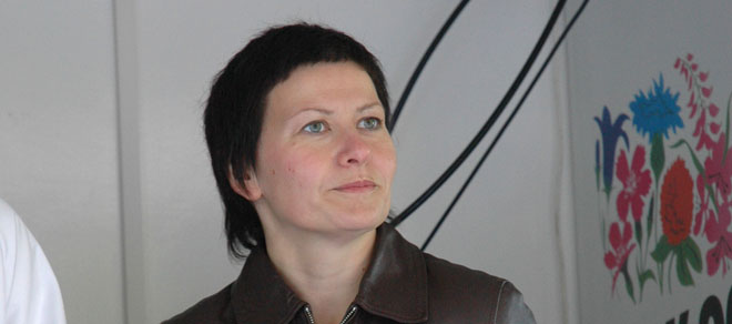 Fiskeriminister Helga Pedersen
